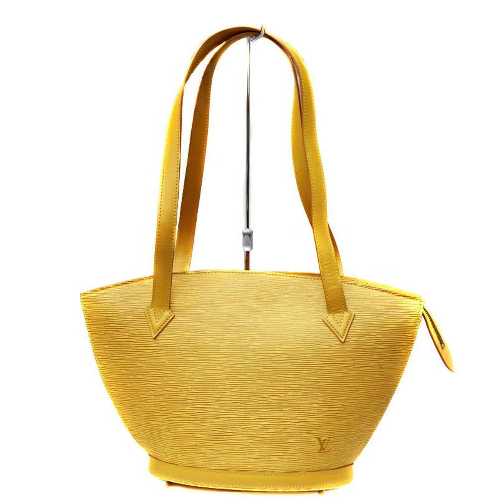 LOUIS VUITTON Saint Jacques Shoulder Bag Epi Leather Tassili Yellow Yellowish